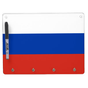 Russian Flag (Russia) Dry Erase Board