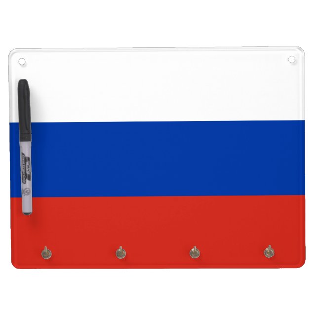 Russian Flag (Russia) Dry Erase Board (Front)