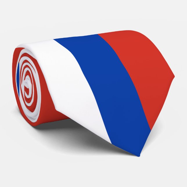 Russian Flag (Russia) Neck Tie (Rolled)