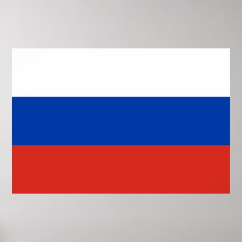 Russian Flag Russia Poster