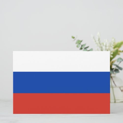Russian Flag Russia Stationery