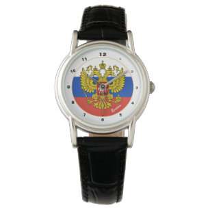 Russian Flag Wrist Watches Zazzle