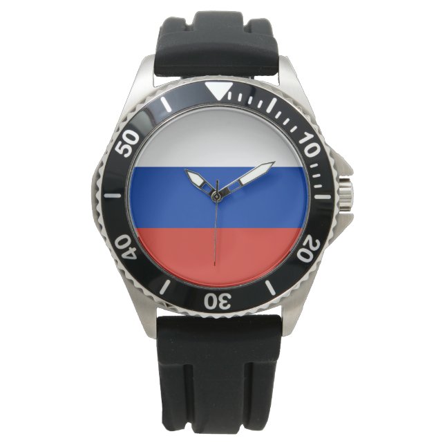 Russian Flag (Russia) Watch (Front)