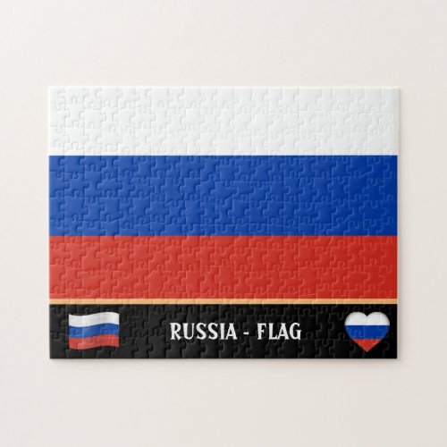 Russian Flag  Russian country  Russia Jigsaw Puzzle