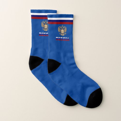 Russian flag socks