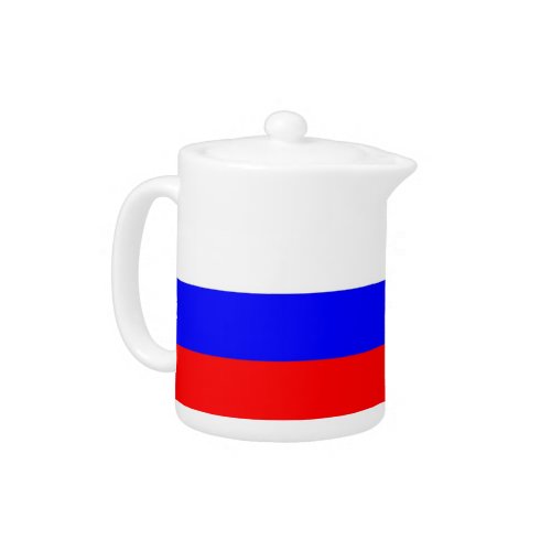 Russian Flag Teapot