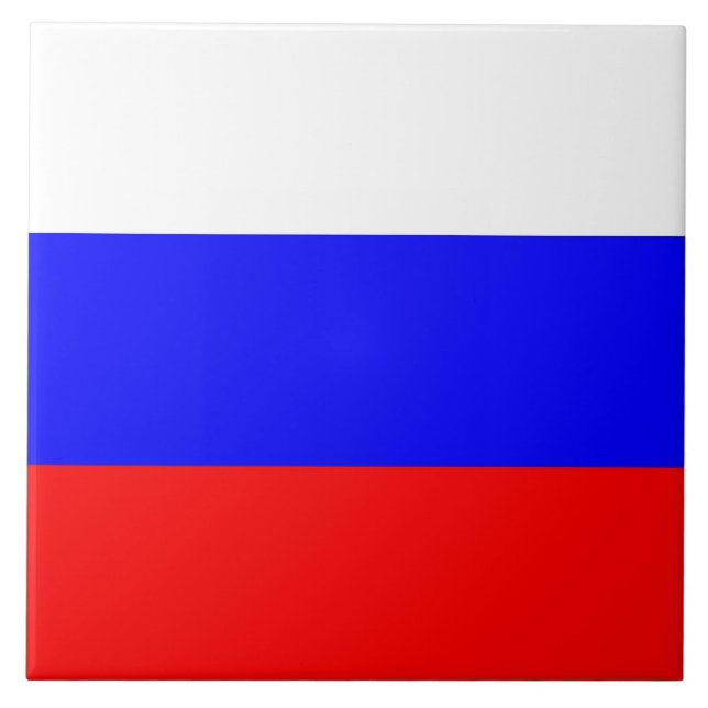 Russian Flag Tile (Front)