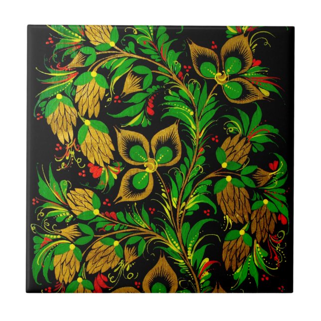 Russian folk art Tiles (Front)