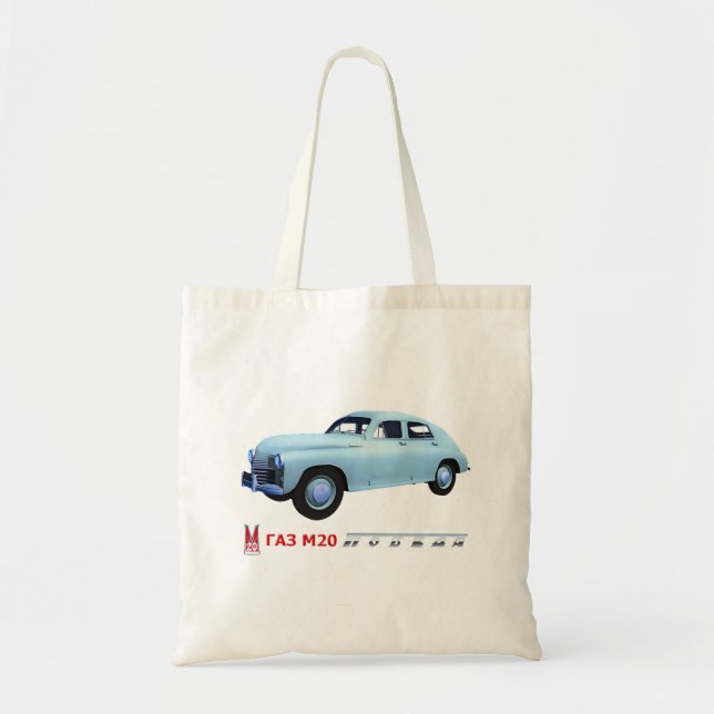 Russian GAZ M20 Sedan Tote Bag (Front)