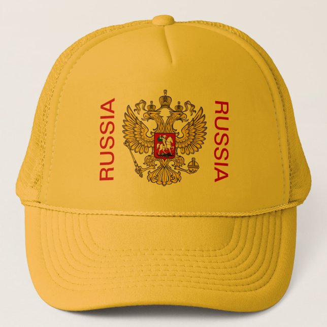 RUSSIAN GERB TRUCKER HAT (Front)