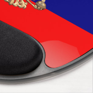 Russian glossy flag gel mouse pad