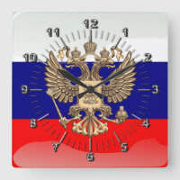 Russian glossy flag
