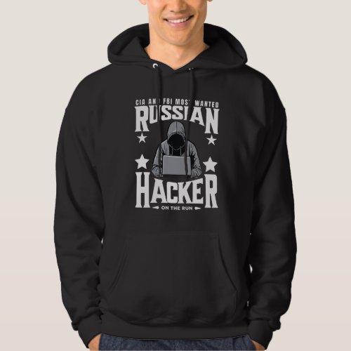 Russian Hacker Funny Mens Hoodie Gift For Men