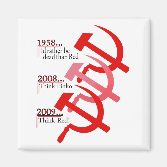 Russian Hammer And Sickle Emblem Magnet (Front)