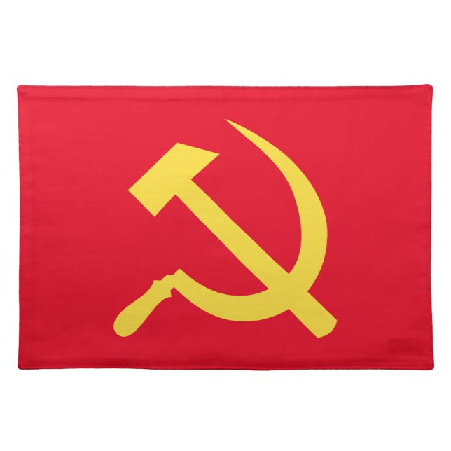 Russian Hammer and Sickle Placemats (Front)