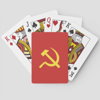 Russian Hammer and Sickle Poker Playing Cards