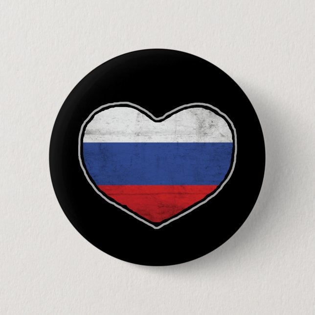 Russian Heart Button (Front)