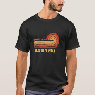 Russian Hill San Francisco California Retro Vintag T-Shirt