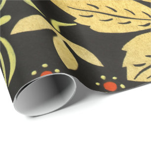 Russian Hohloma Wrapping Paper