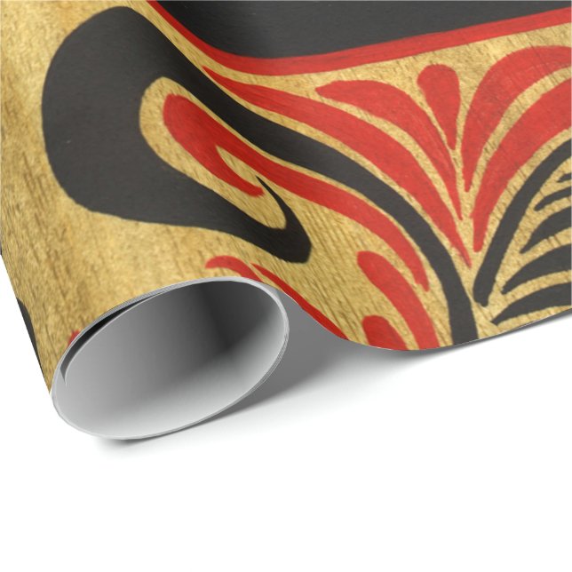 Russian Hohloma Wrapping Paper (Roll Corner)