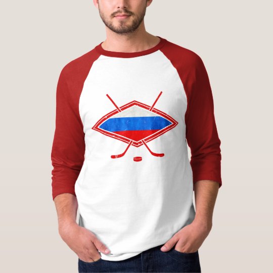 Russian Ice Hockey Flag T-Shirt