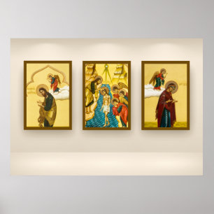 Russian icons poster