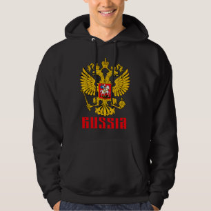 Russian Imperial Eagle Flag Hoodie