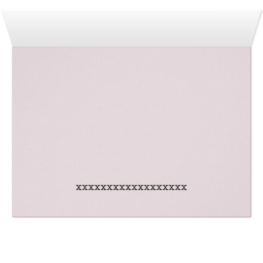 Russian Love with Pink Flowers and a Pink Heart (Inside Horizontal (Bottom))