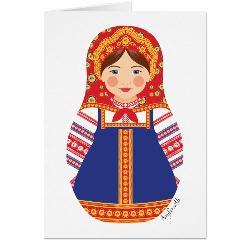 Russian Matryoshka Card
