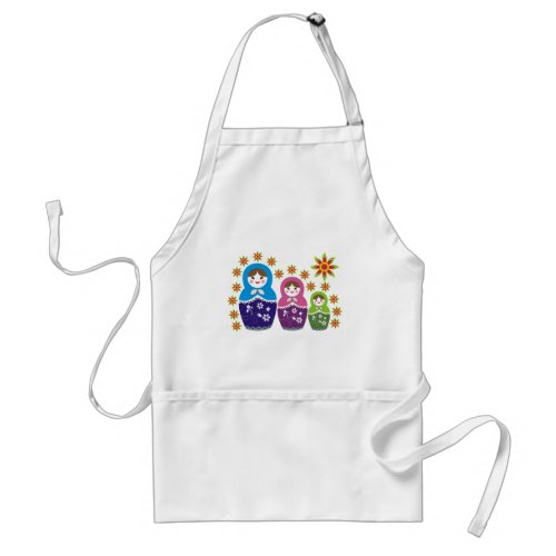 Russian Matryoshka Dolls Aprons