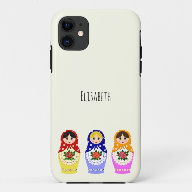 Russian matryoshka dolls Case-Mate iPhone case (Back)