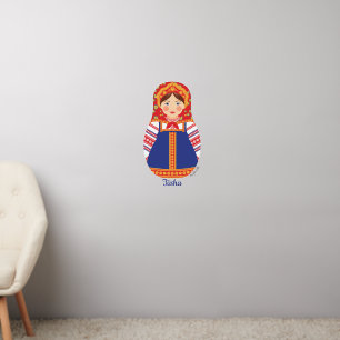 Russian Matryoshka Wall Decal