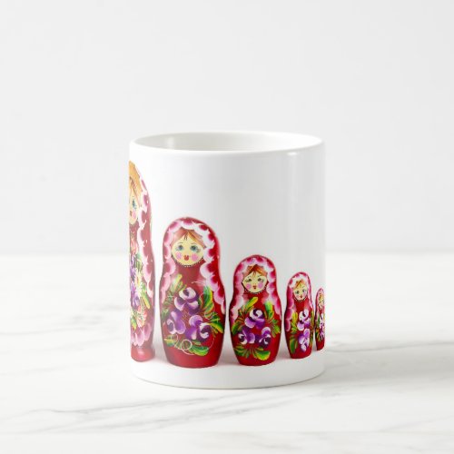 Russian Matryoshkan Nesting DollsIcons Coffee Mug