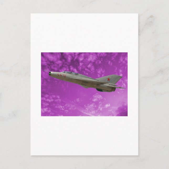 RUSSIAN MIG POSTCARD (Front)