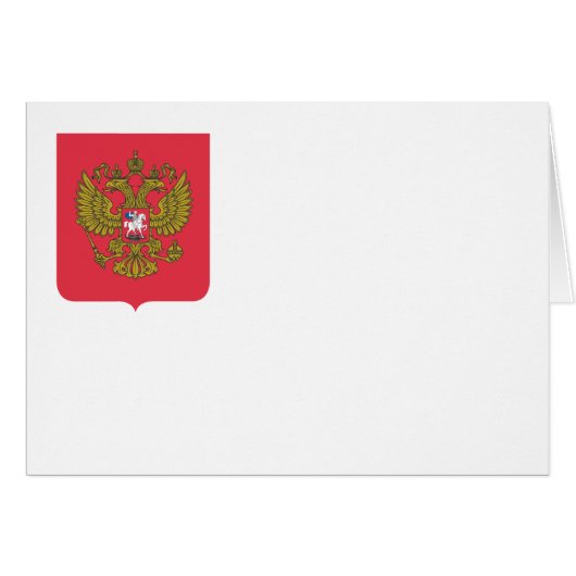 Russian national emblem cards (Front Horizontal)
