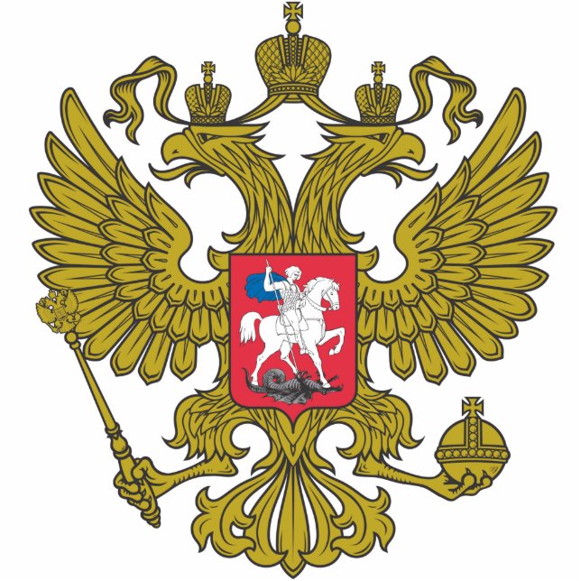 Russian national emblem cutout (Front)