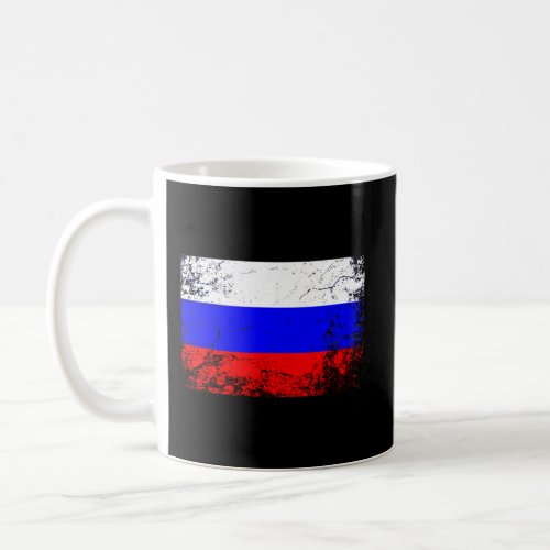 Russian National Flag Vintage Gift Coffee Mug