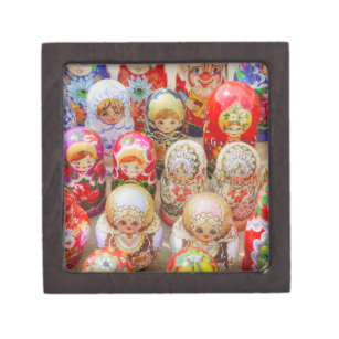 Russian Nested Dolls Gift Box