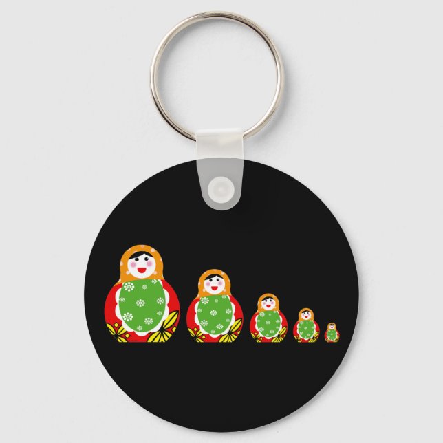 Russian nesting doll keychain (Front)