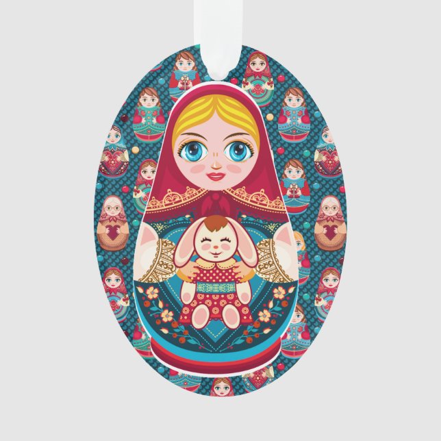 Russian Nesting Doll Ornament (Front)