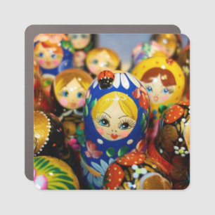 Russian Nesting Dolls Car Magnet