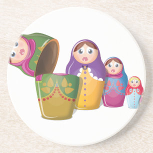 Russian Nesting Dolls Coaster