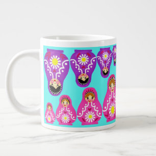Russian Nesting Dolls Giant Coffee Mug