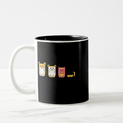 Russian Nesting Dolls Meowtryoshka Two_Tone Coffee Mug