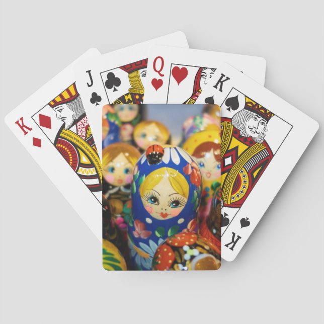 Russian Nesting Dolls Poker Cards (Back)