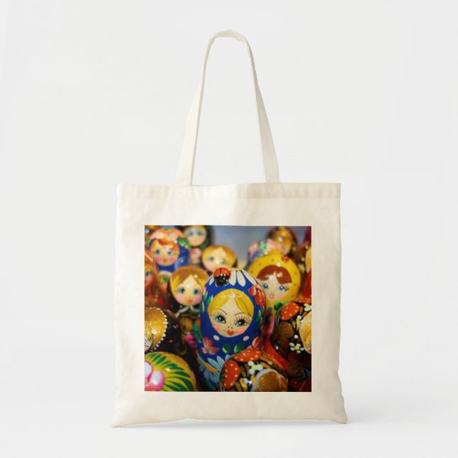 Russian Nesting Dolls Tote Bag (Front)