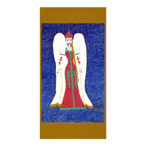Russian Orthodox Angel Card