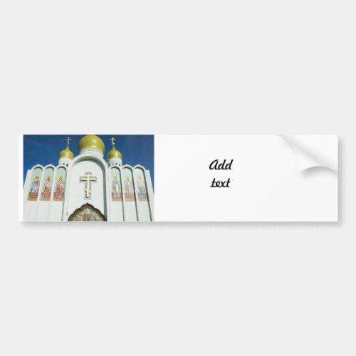 Russian Orthodox Church Bumper Sticker
