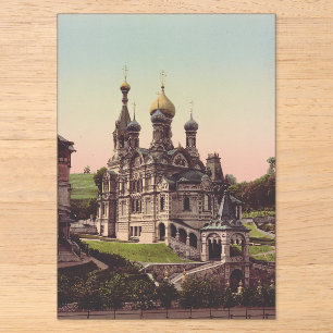 Russian Orthodox Church in Moscow Acrylic Invitations