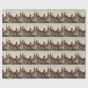 Russian Orthodox Church in Moscow Wrapping Paper